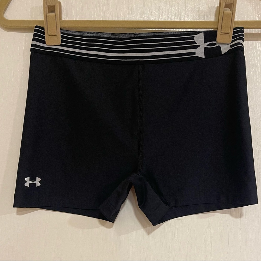 Under Armour black bike shorts​​​​​​​